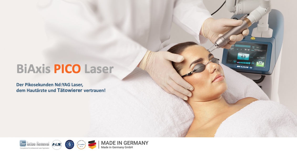 BiAxis PICO NdYAG Laser by HLS Copyright Doctare GmbH